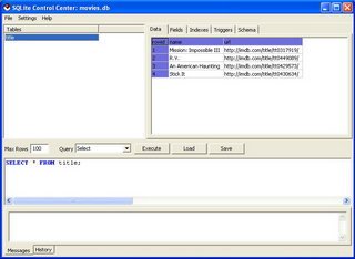 SQLite Control Center