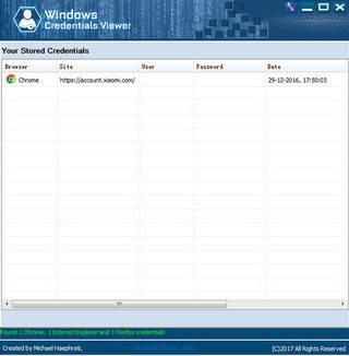 Windows Credentials Viewer(⹤)